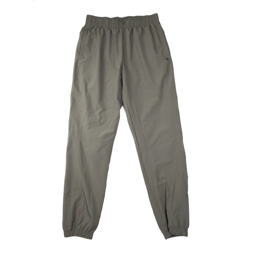 Layer 8 Mens Qwick-Dry Joggers Olive Green Training Pants Medium Stretch Pocket